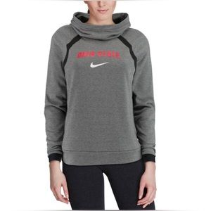 Women's Nike Heathered Charcoal
Ohio State Buckeyes Performance Pullover Size M